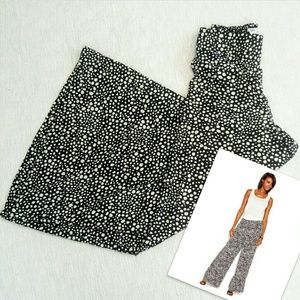 Bar III Super Wide Leg Palazzos Splatter Dots S